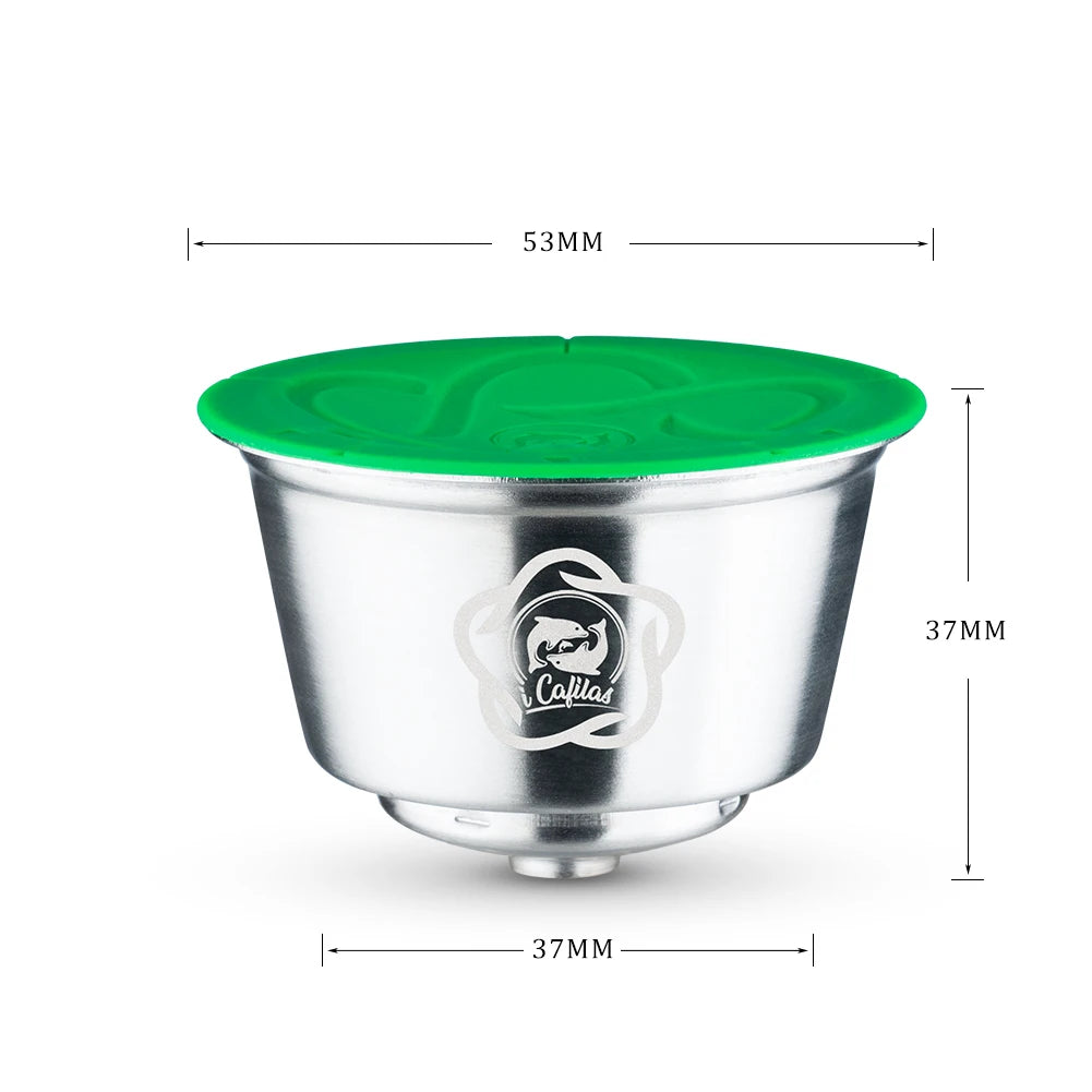 Stainless Steel Reusable Coffee Capsule for Nescafe Dolce Gusto Crema Expresso Coffee Maker Filter Pods Refillable