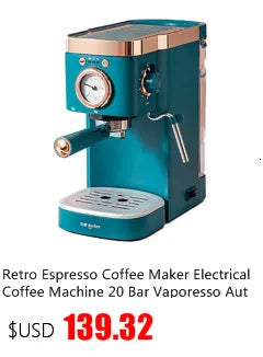 Espresso Coffee Machine Manual Coffee Maker Portable Handheld Pressure Coffee Maker For Home Traveller