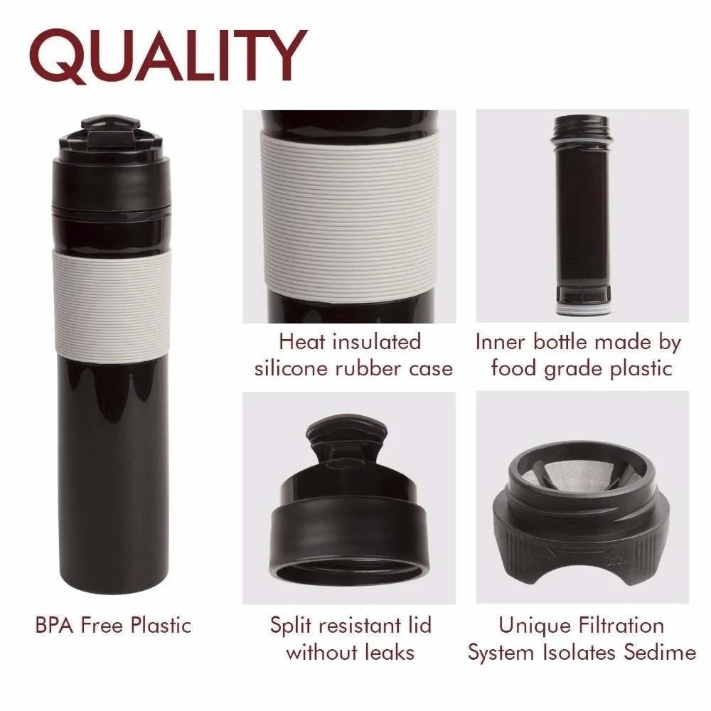 Espresso Coffee Machine Manual Coffee Maker Portable Handheld Pressure Coffee Maker For Home Traveller