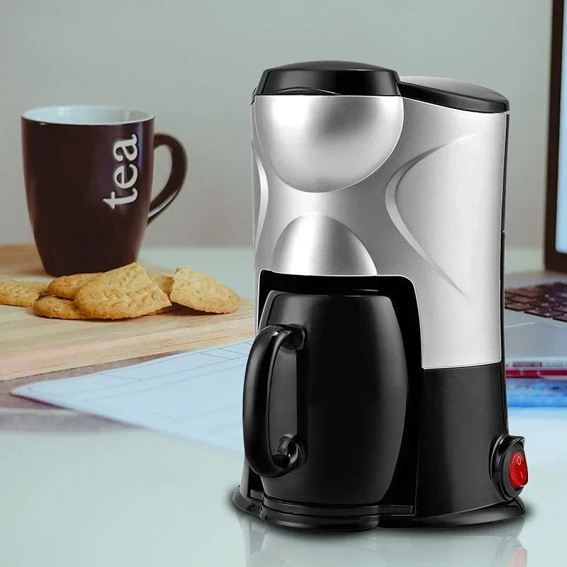 Coffee machine automatic household mini American drip coffee maker tea maker coffee maker espresso with grinder