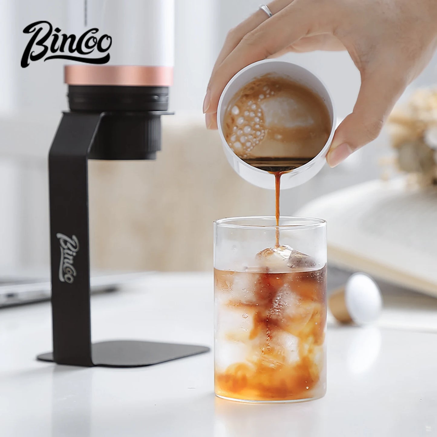 Wireless Electric Portable Espresso Coffee Machine for Car & Home Camping Coffee Maker 2-in-1 Capsule Powder Travel Coffee Maker