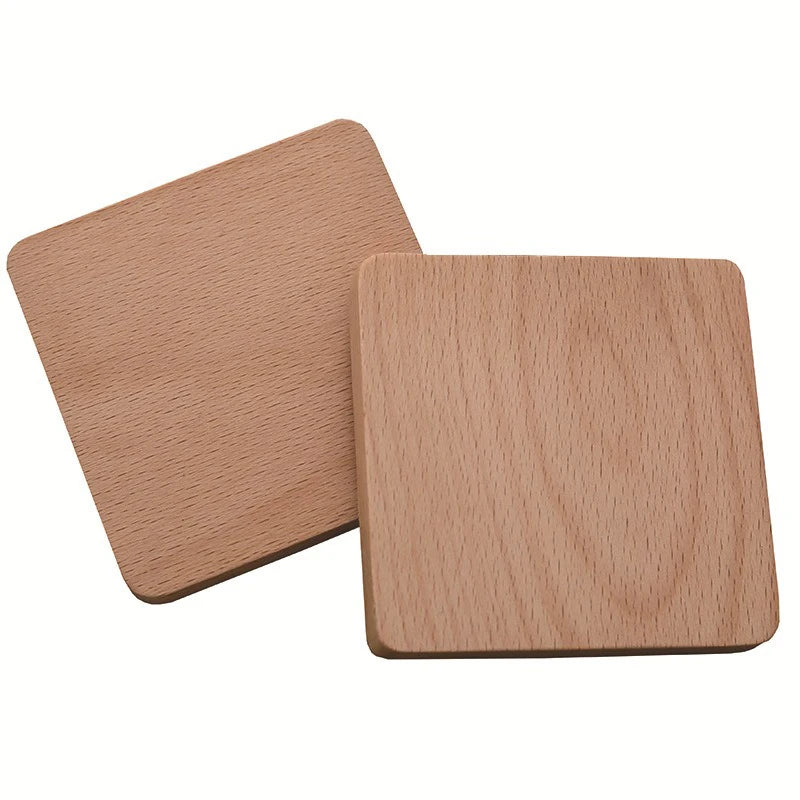 Tea Coasters for Coffee Wooden Coasters for Drinks Bottom for Drinking Cup Cup Coaster Wood Bottom for Pussy