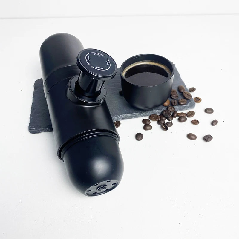 Travel Outdoor 140ml Espresso Coffee Maker Mini Hand Press Manual Coffee Machine Portable Capsule Coffee Maker Maker Ideal Gift