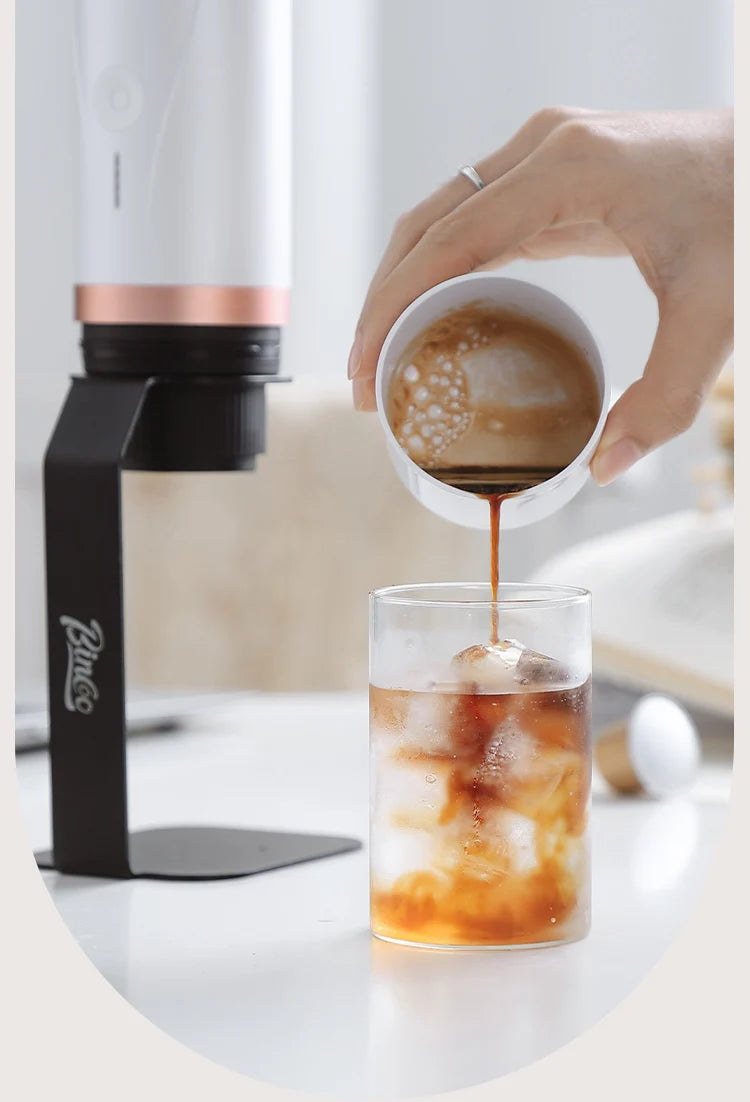 Wireless Electric Portable Espresso Coffee Machine for Car & Home Camping Coffee Maker 2-in-1 Capsule Powder Travel Coffee Maker