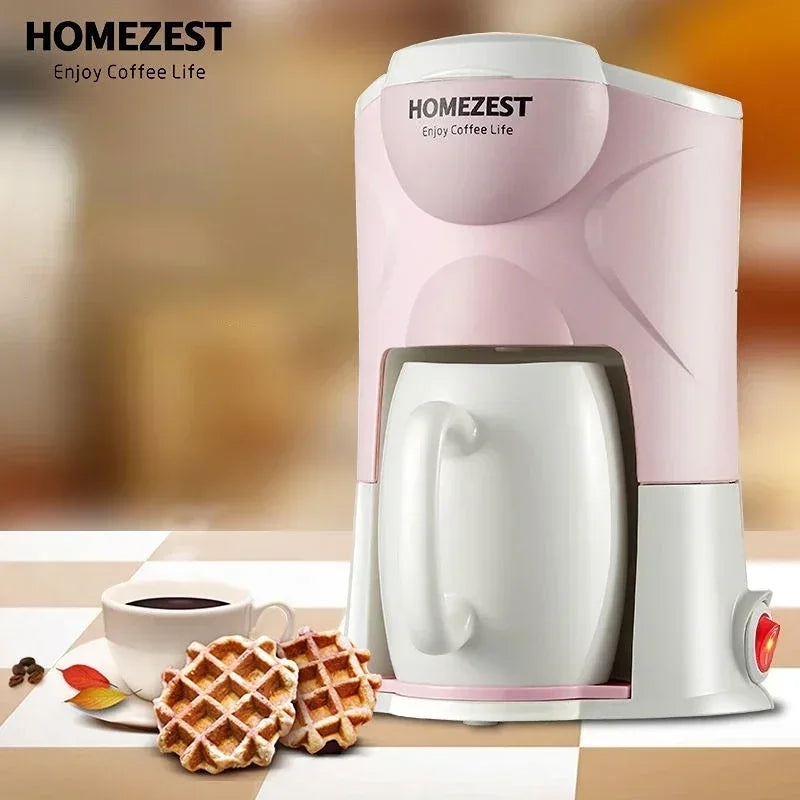 Coffee machine automatic household mini American drip coffee maker tea maker coffee maker espresso with grinder