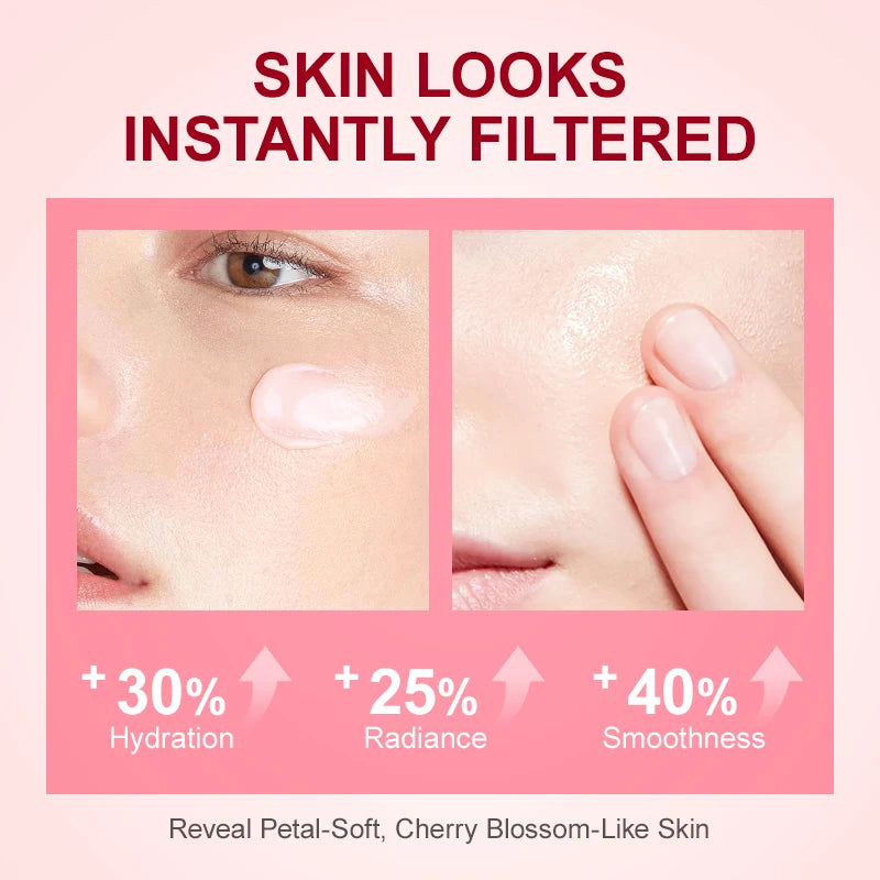 AUQUEST Sakura Revitalizing Face Cream Whitening Dark Spots Removal Hydrating Shrink Pores Facial Cream Skin Care Products