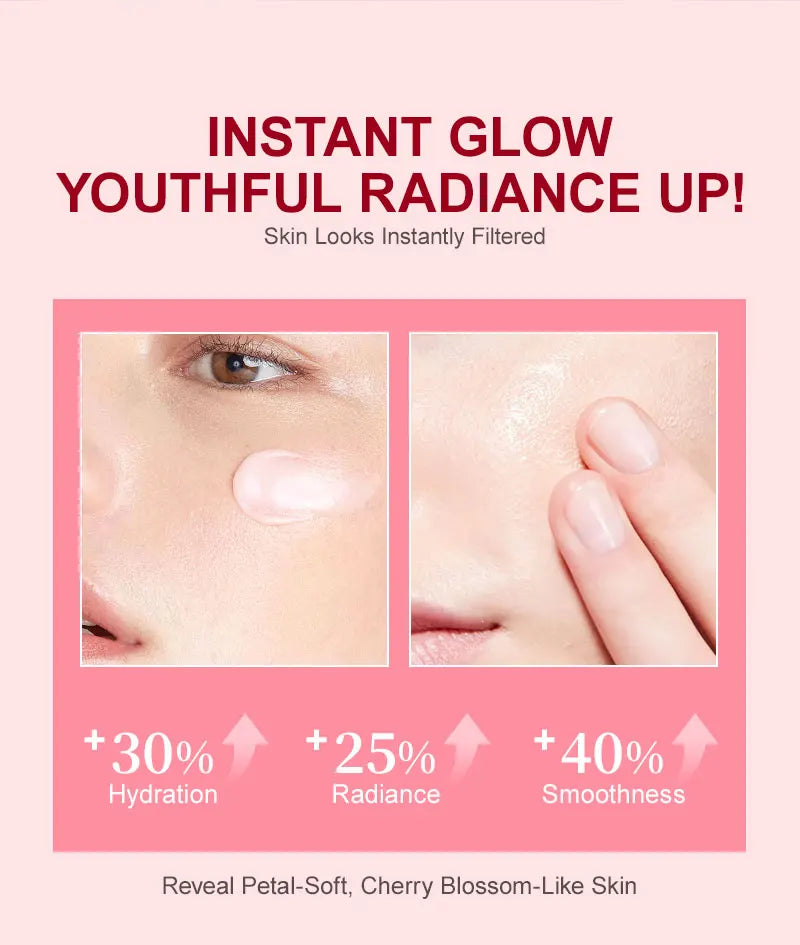 AUQUEST Sakura Revitalizing Face Cream Whitening Dark Spots Removal Hydrating Shrink Pores Facial Cream Skin Care Products